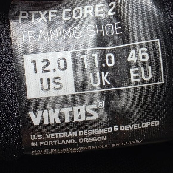 Viktos Tactical PTXF Core 2 Mens Size 12 Camo Green Training Shoes Gym Work Out - Picture 6 of 14